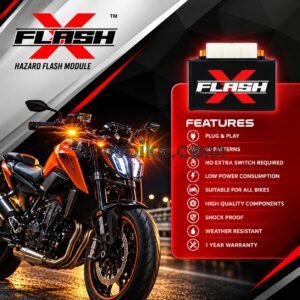Flash X Hazard Blinker/Flasher (60 Pattern) for Bajaj Dominor 400