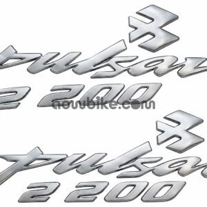 AOWBIKES Pulsar Silver Sticker Kit (Monogram)