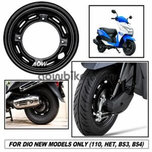 AOWBIKES Wheel Rim for Honda Dio 110cc HET BS3 & BS4 Models | Replacement Scooter Wheel Rim