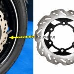 AOWBIKES Front Brake Disc Plate Compatible for TVS Apache RTR 160 | Motorcycle Front Disc Rotor