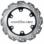 AOWBIKES Rear Brake Disc Plate for TVS Apache RTR-160/180 cc