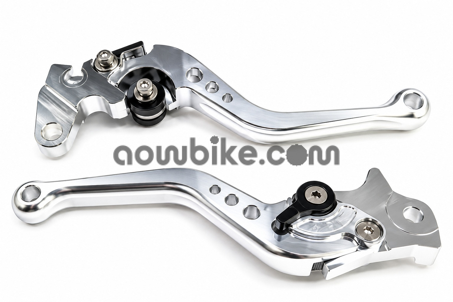 6 Positions Adjustable levers Set for Yamaha FZ / FAZER (SILVER)