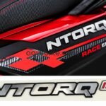 AOWBIKES Monogram For TVS Ntorq 125 (silver)