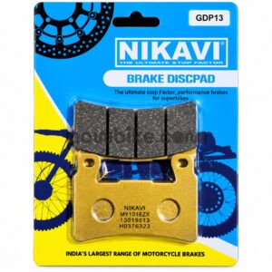 NIKAVI GDP13 Front Brake Disc Pad for Harley Davidson Fat Boy & Dyna