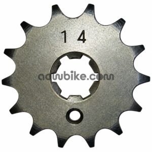 AOWBIKES Front GB Sprocket (14 T) For Yamaha YBX/FZ