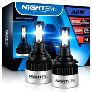 Night Eye (H4 Fitting) Ultrawhite Led 6500K Headlight Bulbs (72W, 9000lm)