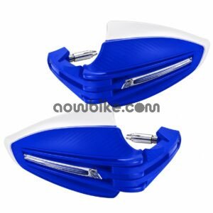 AOWBIKES Motorcycle Handguards with LED Light f, Folding Type