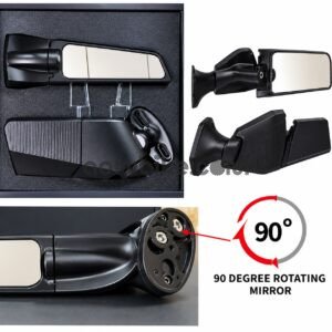 Wing Mirror For Yamaha R15 V3,V4, GIXXER, CBR 250 ( WITH 90* ROTATION)