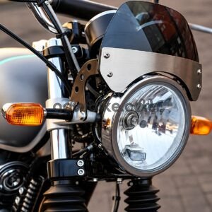 Aowbikes Visor Glass Complete Kit RE Interceptor 650 CC