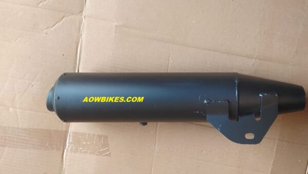 AOWBIKES Half Silencer For Bajaj Pulsar (BLACK)