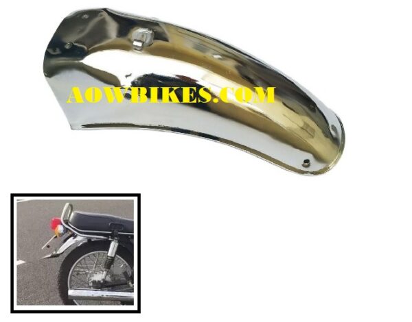 AOWBIKES REAR MUDGUARD FOR RX (CHROME)