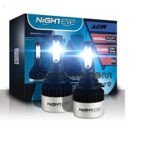 Night Eye (H4 Fitting) Ultrawhite Led 6500K Headlight Bulbs (72W, 9000lm)