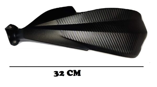 AOWBIKES CARBON HAND GUARD FOR KTM (BLACK) - Image 2