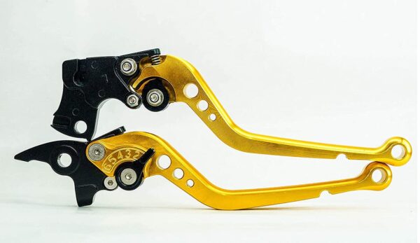 Short Adjustable Levers (Gold) for Yamaha R15 V1/V2 Not For V3 - Image 3