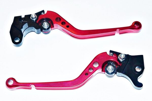 Short Adjustable Levers(Green) for Yamaha R15 V1/V2 (RED) Not For V3 - Image 2