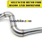 AOWBIKES SILENCER BEND FOR BAJAJ DOMINOR/NS200