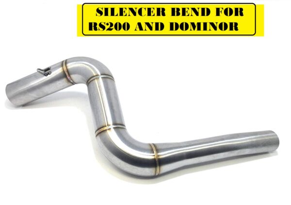 AOWBIKES SILENCER BEND FOR BAJAJ DOMINOR/NS200