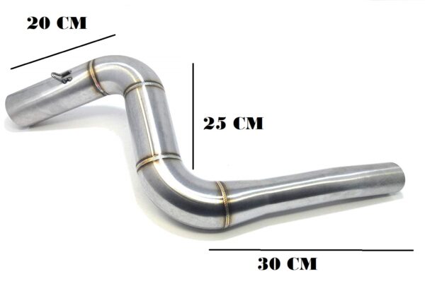 AOWBIKES SILENCER BEND FOR BAJAJ DOMINOR/NS200 - Image 2