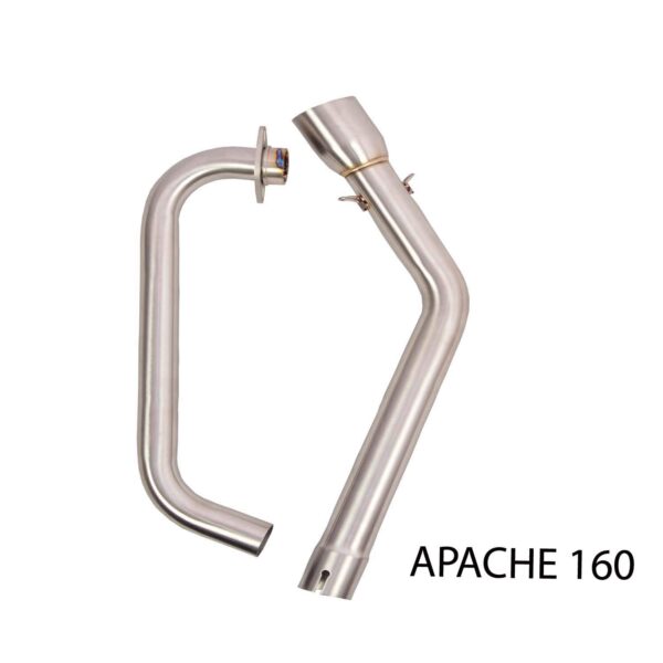 AOWBIKES Silencer Bend For TVS APACHI RTR 160CC