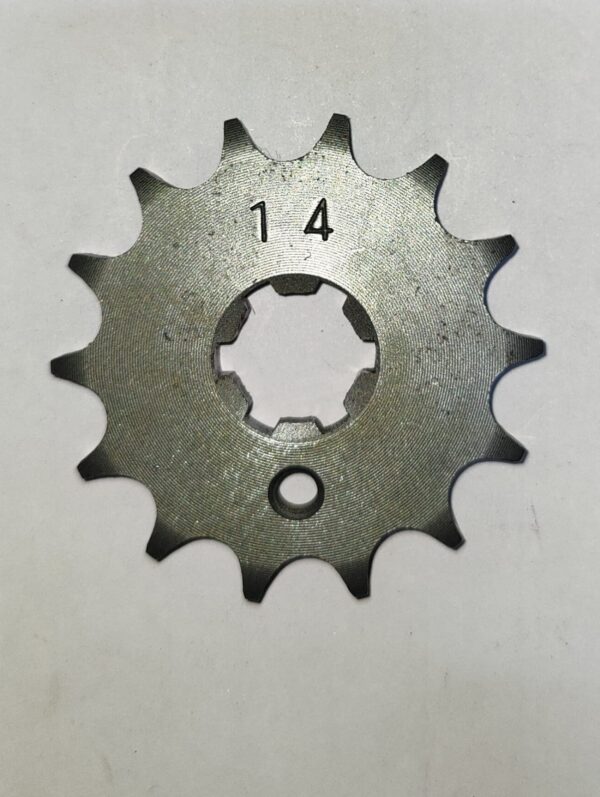 AOWBIKES Front GB Sprocket (14 T) For Yamaha YBX/FZ