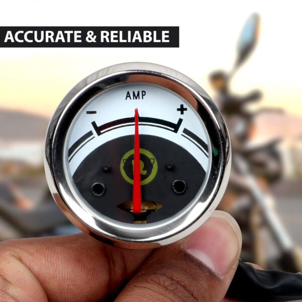 AOWBIKES AMP meter for Royal Enfiled Classic All Models (4pin)