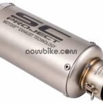 Universal Bike Exhaust SC Project Silver