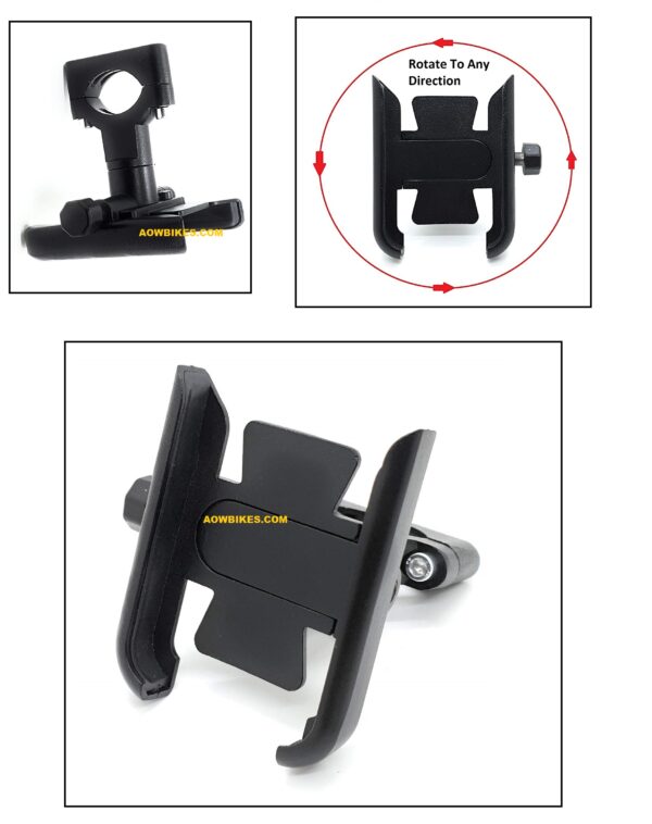 Universal CNC Mobile Holder (Without USB) 360 Degree Rotating - Image 3