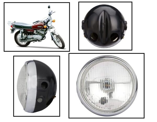 AOWBIKES Head Light Assembly For Yamaha RX100 - Image 4