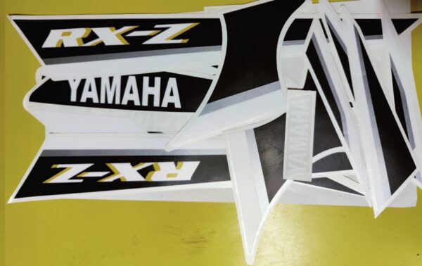 AOWBIKES Full Sticker Kit For Yamaha RXZ (BLUE TANK) - Image 3