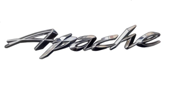 AOWBIKES TVS APACHI TANK STICKERS (SILVER)