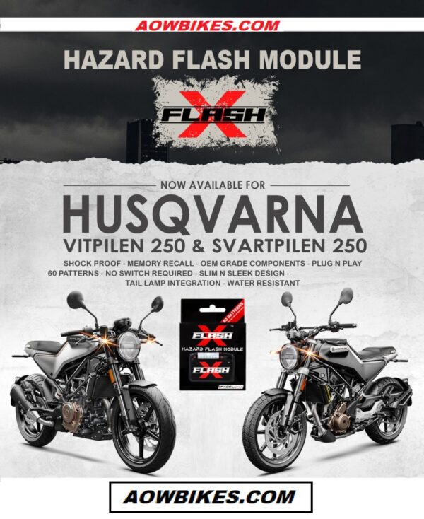 AOWBIKES Flash X Hazard Flasher (60 Pattern) for Svartpilen/ Vitpilen 250 - Image 5