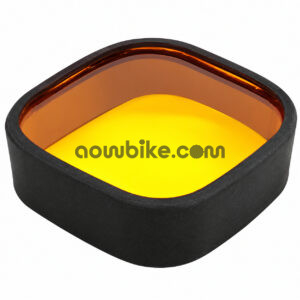 AOWBIKES Square Fog Lamp Yellow Cover- 2 Pcs