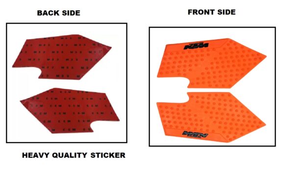 Tank Pads Compatible for KTM All Models (Oragne) - Image 3