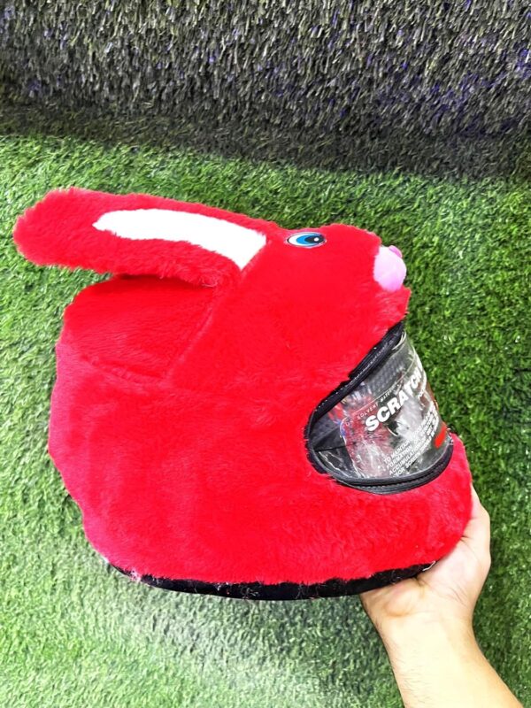 Piikachuu Design Bunny Helmet Cover-RED