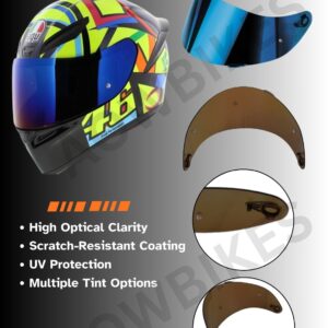 AGV K1 VISOR - BLUE