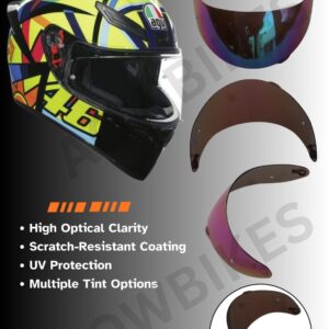 AGV K1 VISOR - RAINBOW