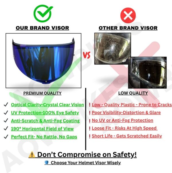 AGV K1 VISOR - SILVER - Image 4