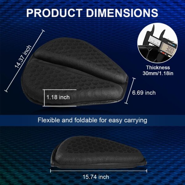 Motocycle Seat Cushion Gel Seat For Bike - Image 2
