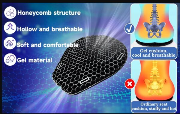 Motocycle Seat Cushion Gel Seat For Bike - Image 5