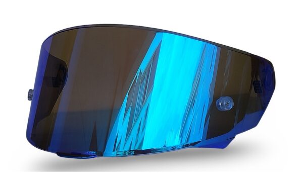 KYT Helmet Visor Glass - Blue TT/TTC - Image 3
