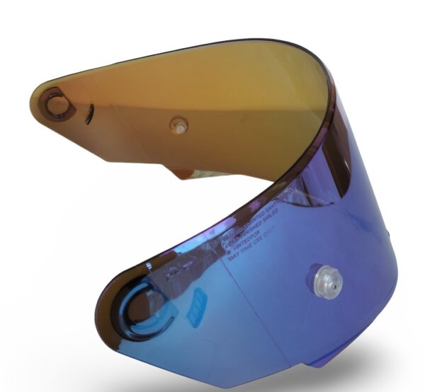 KYT Helmet Visor Glass - Blue TT/TTC - Image 4