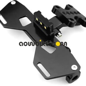 Motorcycle License Plate Holder Mount Led Light