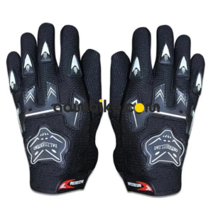 KnightHood Riding Gloves – Full Finger Motorcycle Gloves (Black)