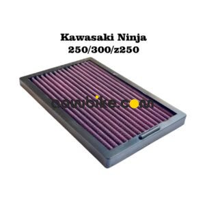 Kawasaki Ninja 250 / 300 / Z250 High Performance Air Filter | Washable & Reusable | AOWBIKE