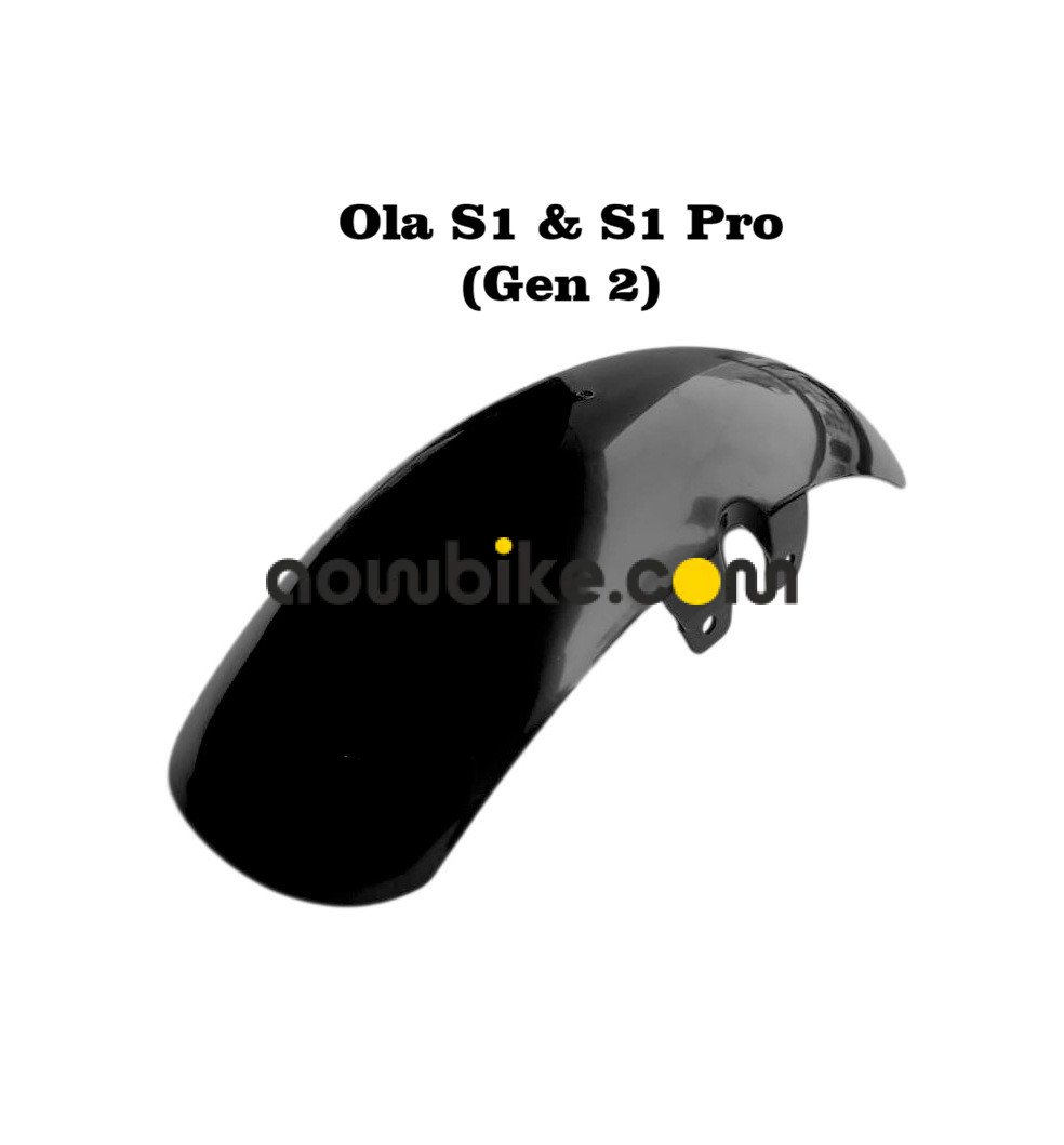 Ola S1 & S1 Pro 2nd Gen Front Mudguard | Front Fender Black