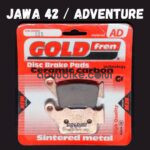 Goldfren Ceramic Carbon Sintered Rear Disc Brake Pad (AD-023) for Jawa 42 / Jawa Adventure