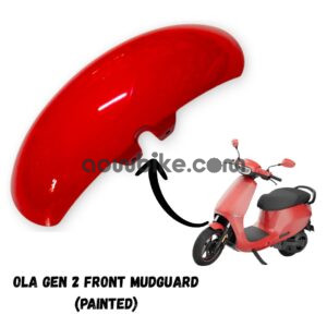 Ola S1 Gen 2 Front Mudguard Red Painted | Premium Front Fender for Ola Electric Scooter
