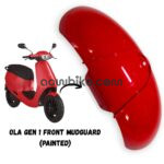 Ola S1 Gen 1 Front Mudguard (Red Painted) | Premium Front Fender for Ola Electric Scooter