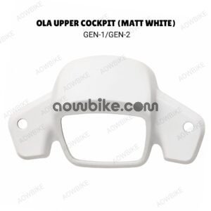 Ola Upper Cockpit Matt White for Ola S1 Gen 1 & Gen 2
