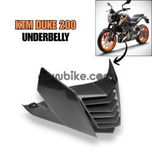 KTM Duke 200 Underbelly Engine Belly Pan Cover | ABS Plastic Under Cowl | Black | AOWBIKE